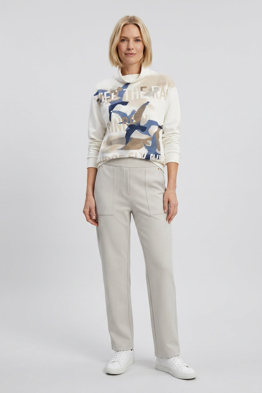 Barbara Lebek Pintuck Trouser