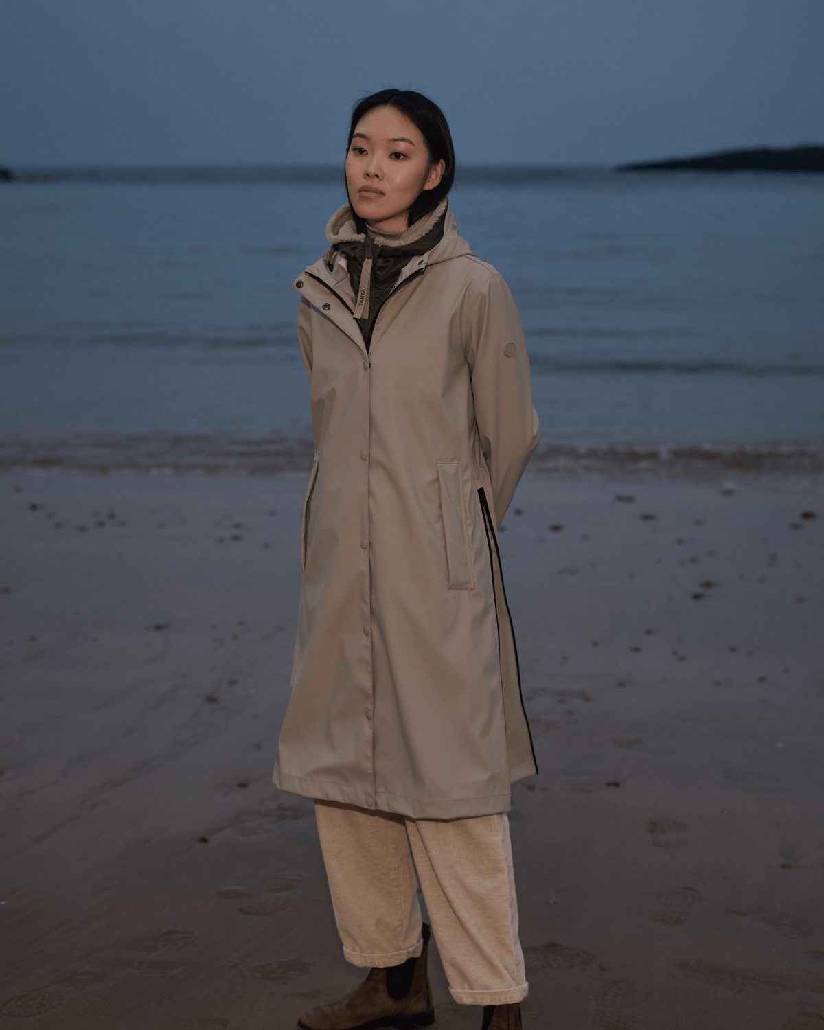 TANTÄ Waterproof Contrast Side ZipCoat