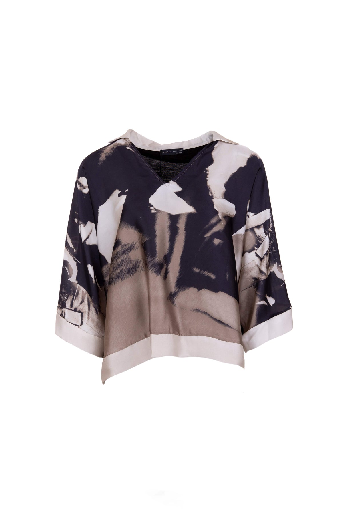 PERUZZI Abstract Print Top