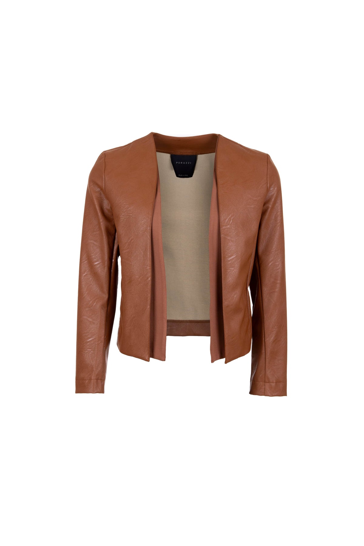 pleather hoodie