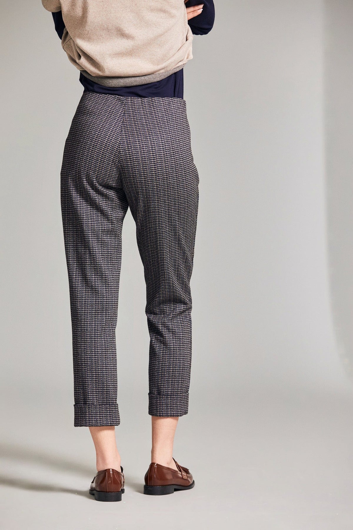 PERUZZI Micro Print Trouser