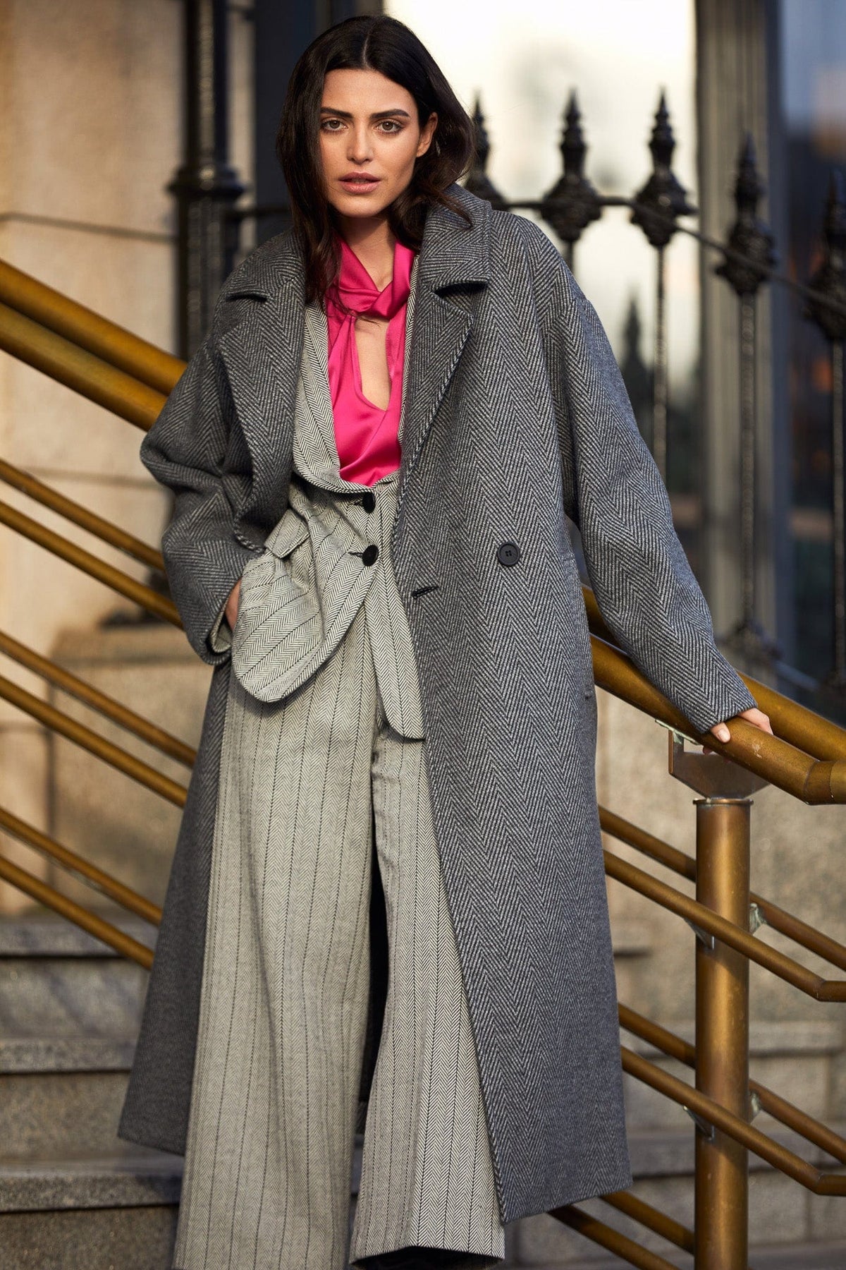 PERUZZI Herringbone Coat