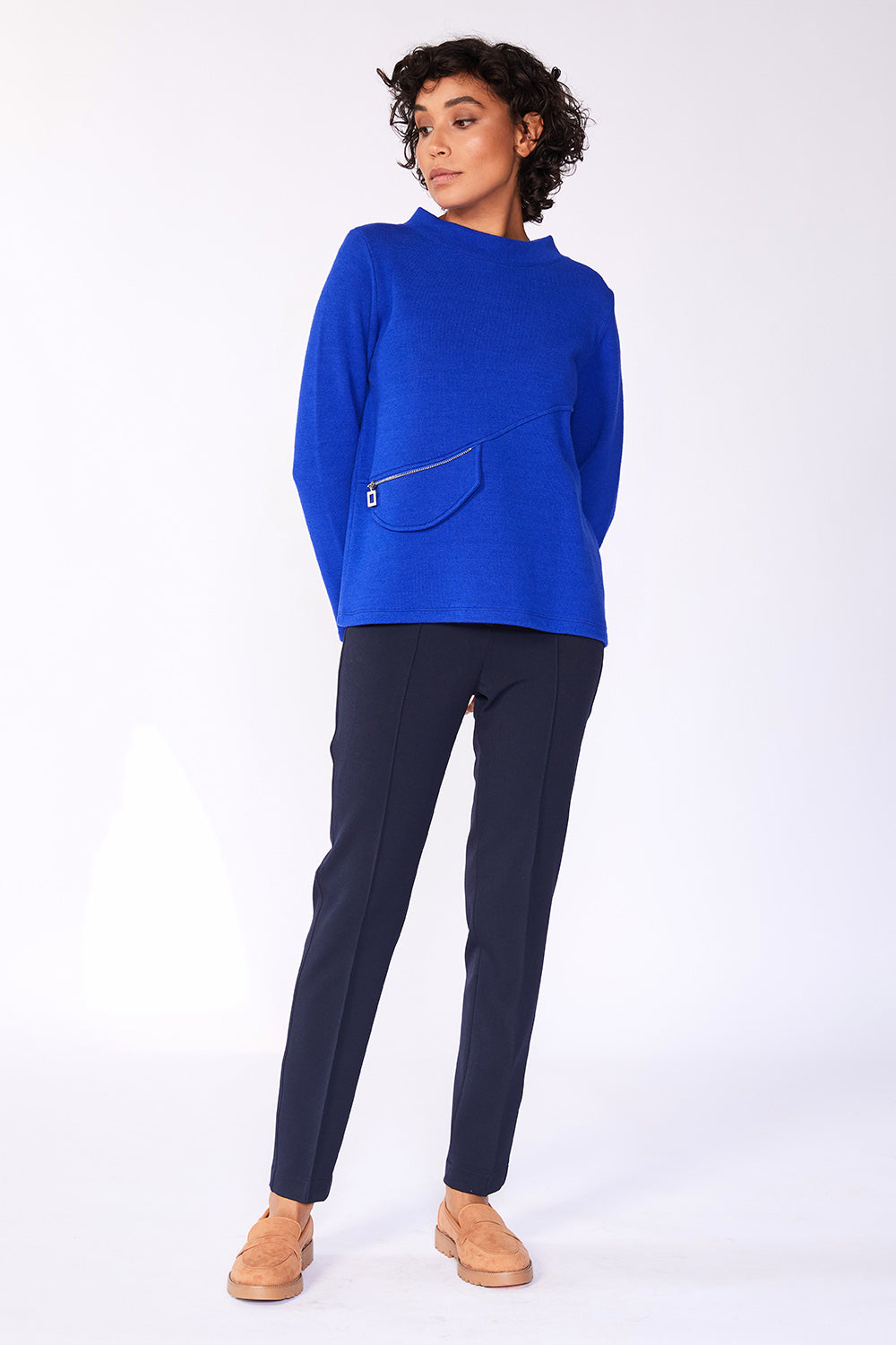 PERUZZI Zip Pocket Knit