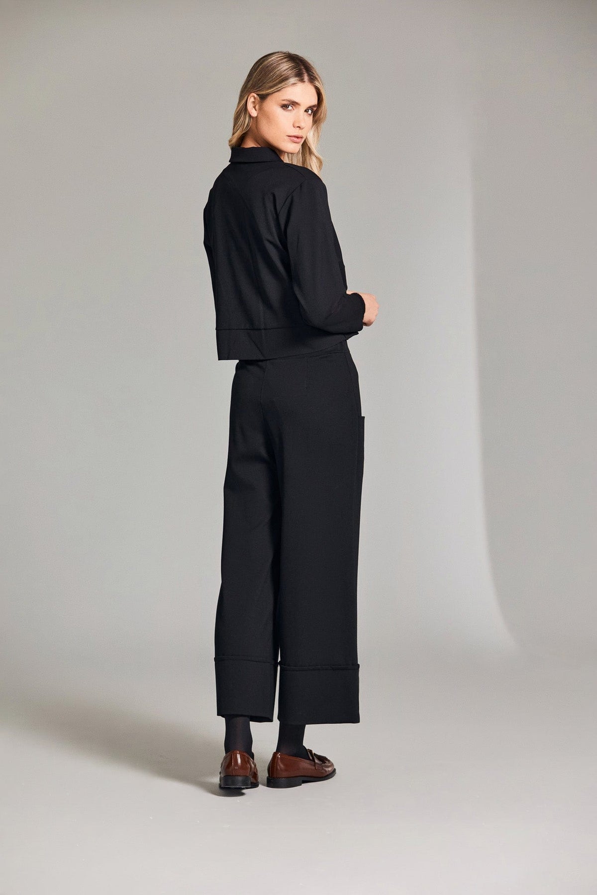 PERUZZI Wide Leg Crop Trouser