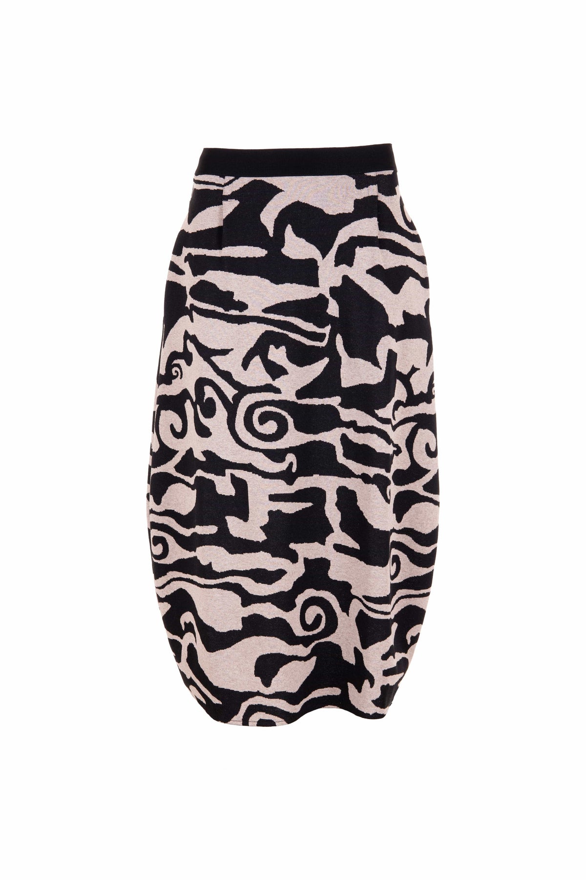 PERUZZI Jacquard Print Skirt