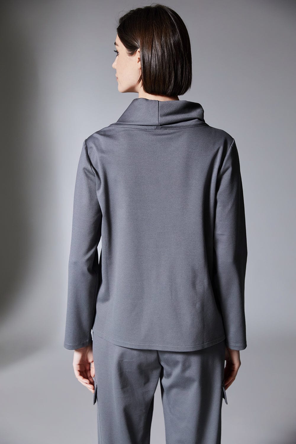 PERUZZI Cowl Pintuck Top