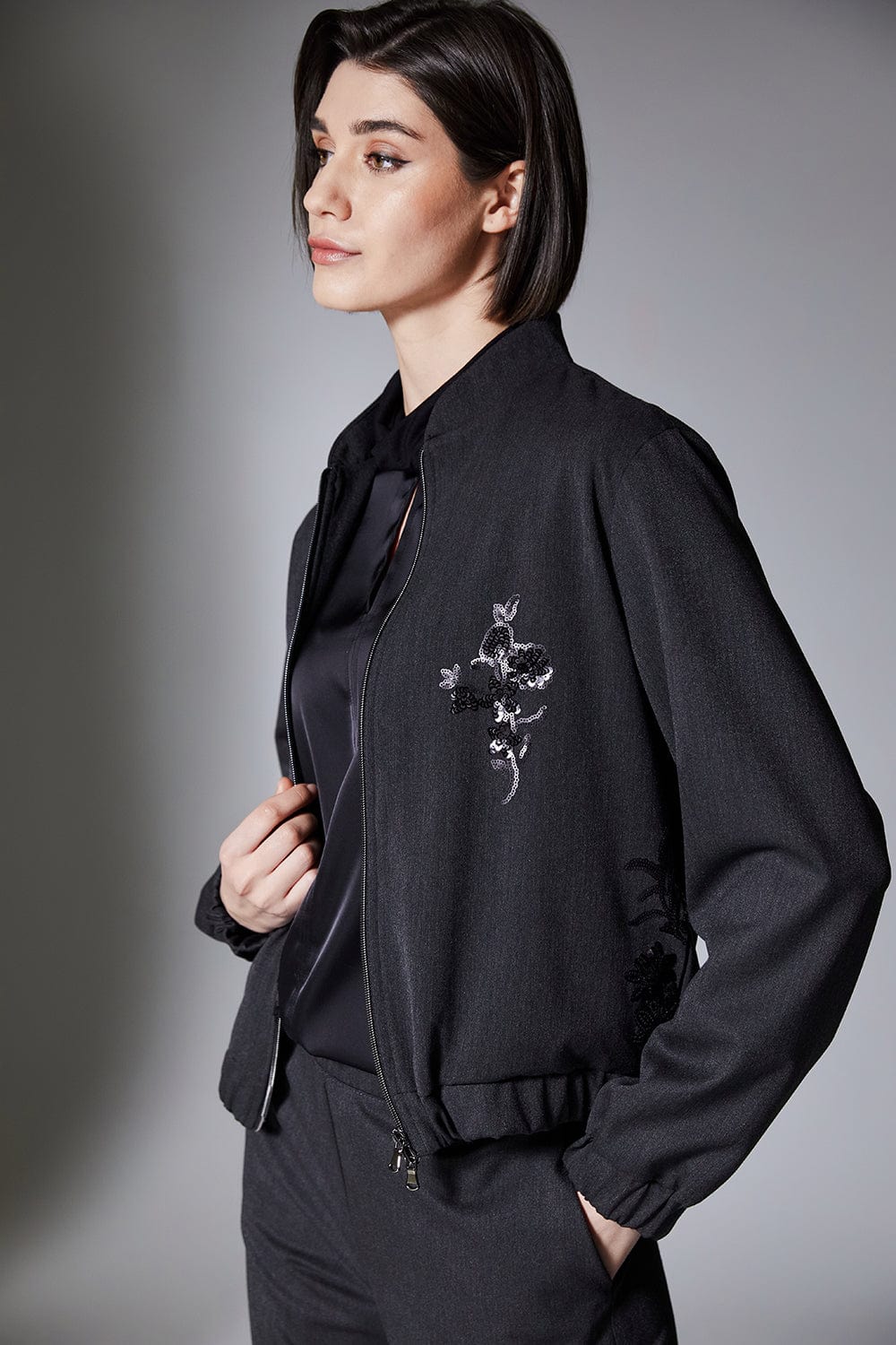 PERUZZI Sequin Applique Jacket
