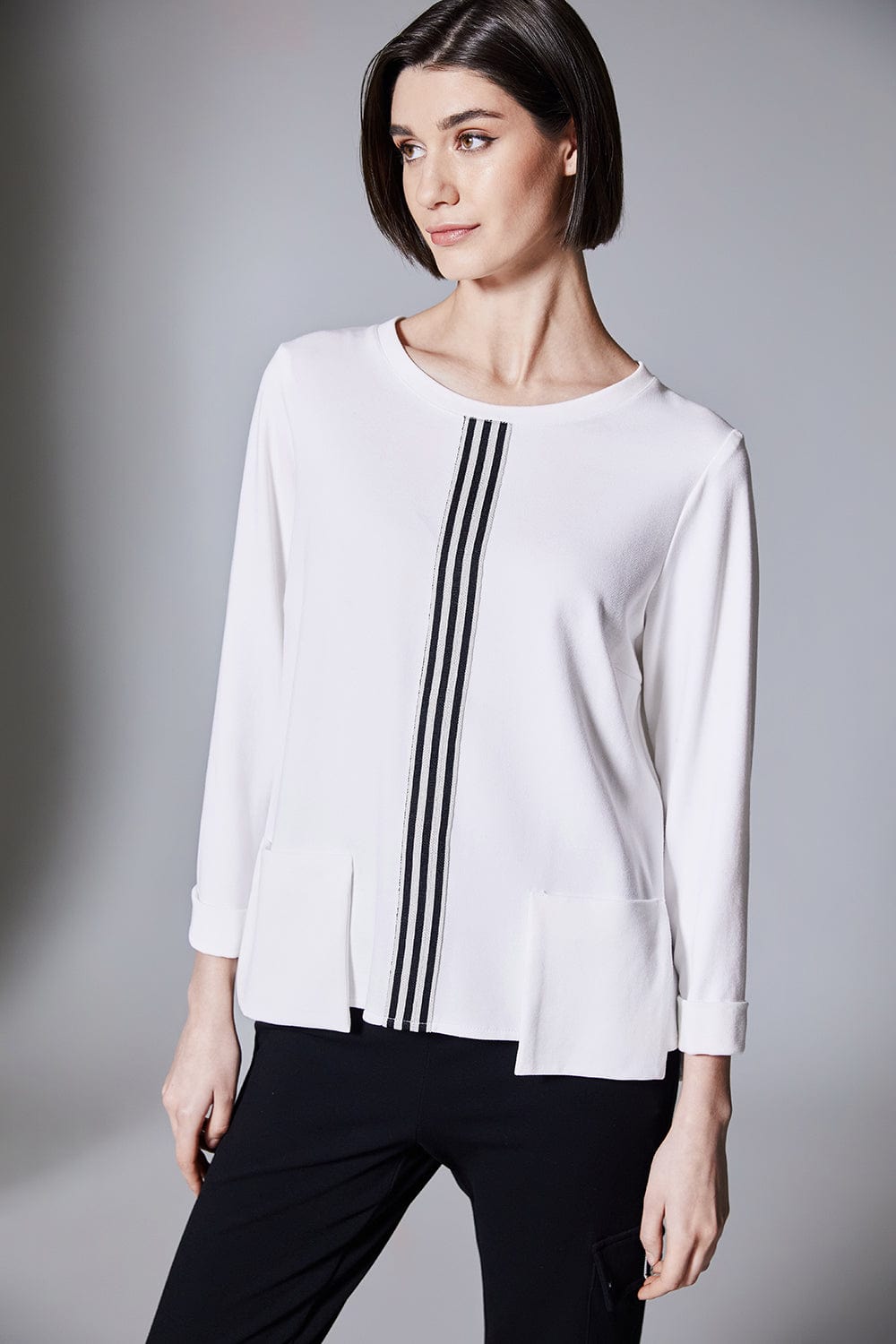 PERUZZI Centre Stripe Top