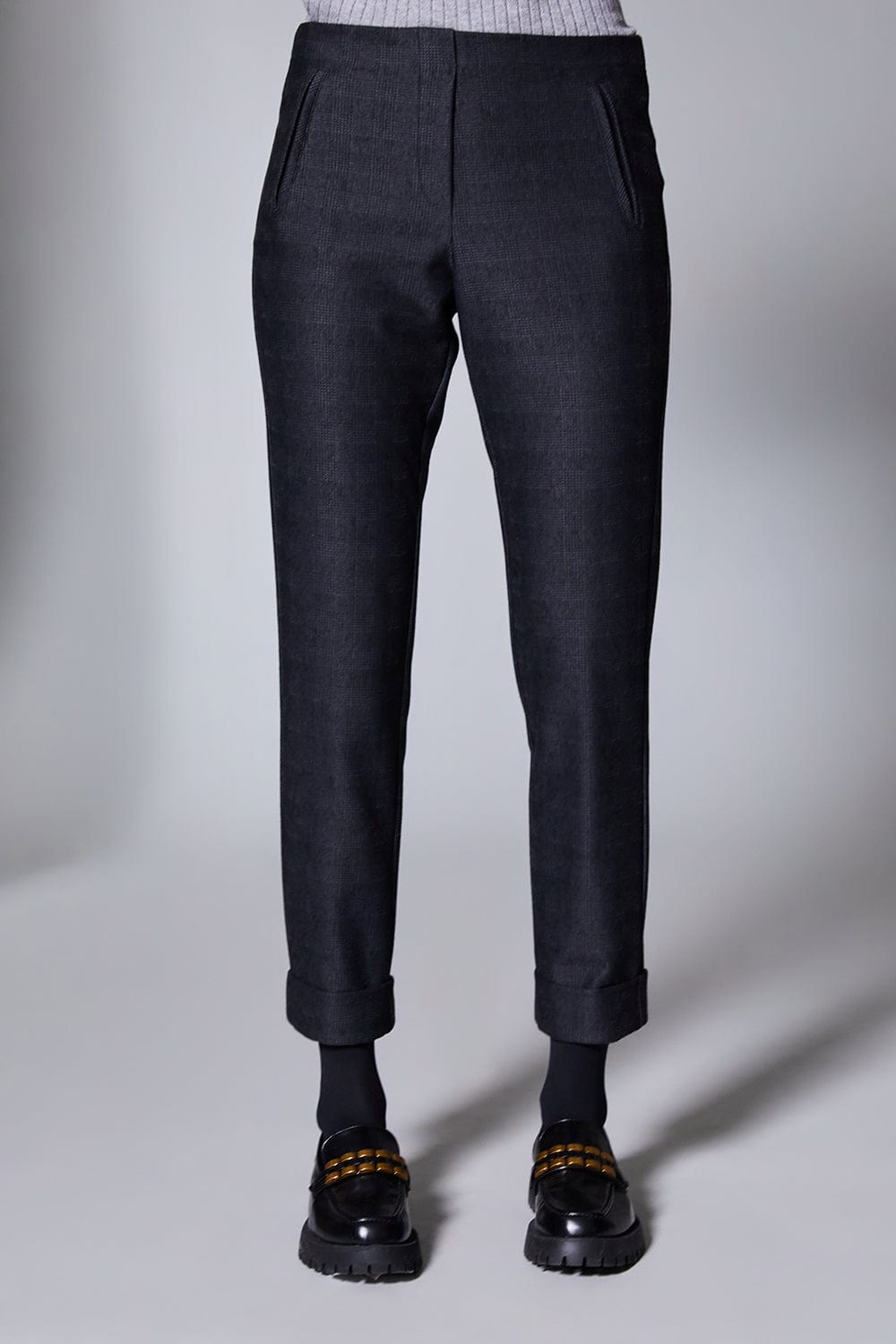 PERUZZI Micro Check Trouser