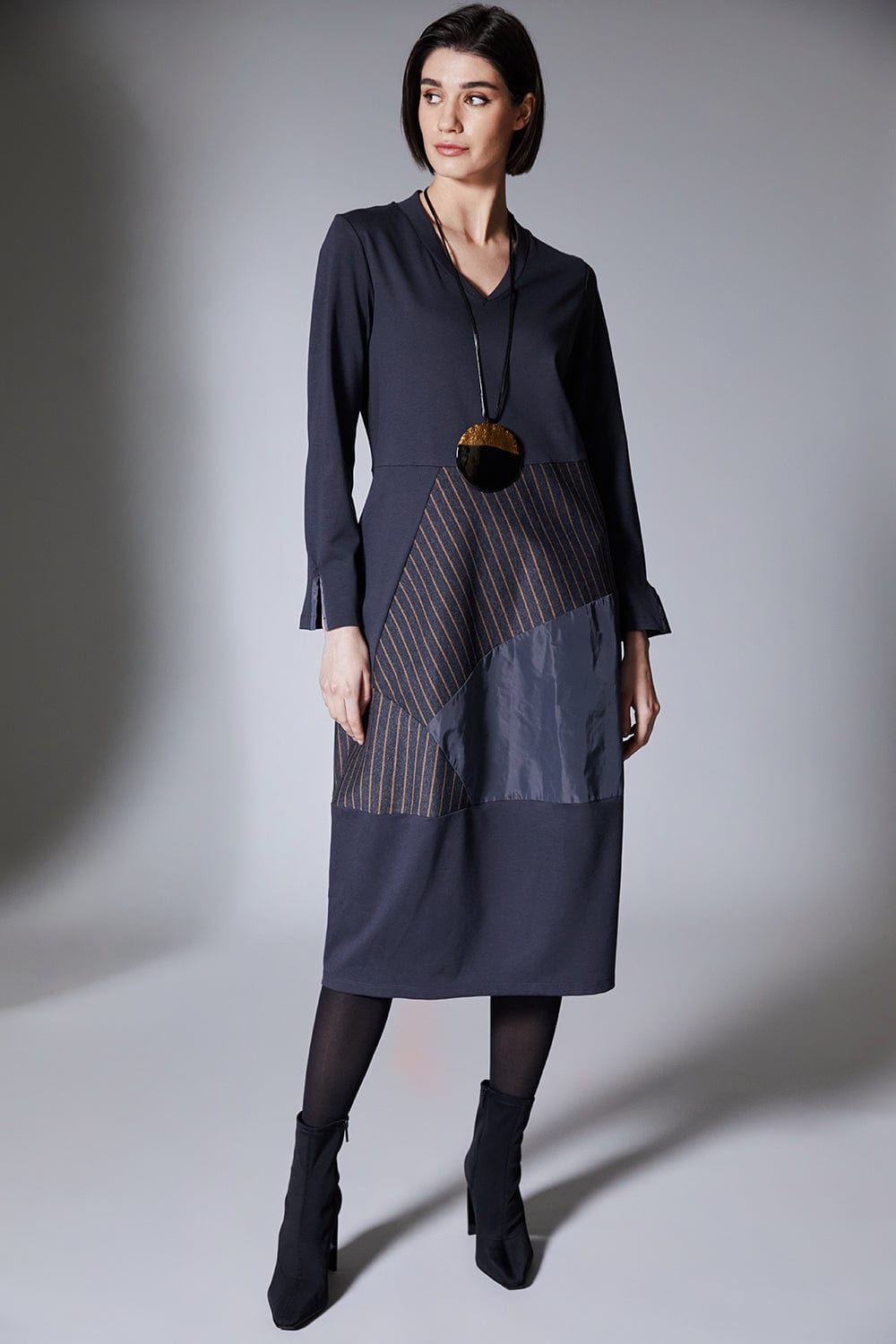 PERUZZI Pinstripe  Dress