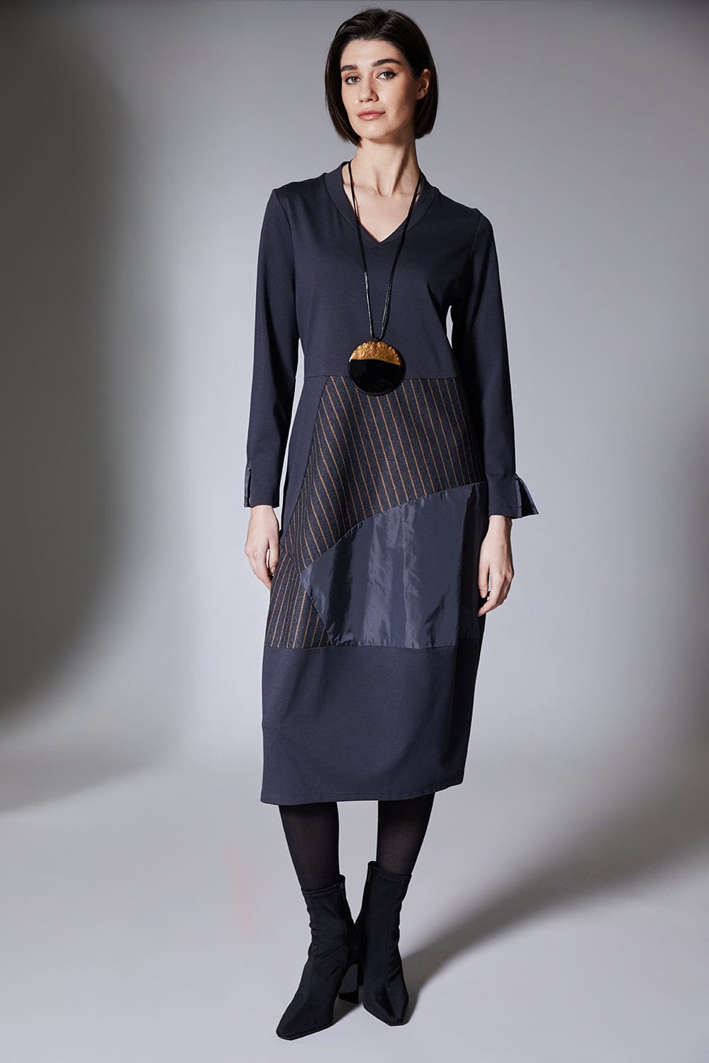 PERUZZI Pinstripe  Dress