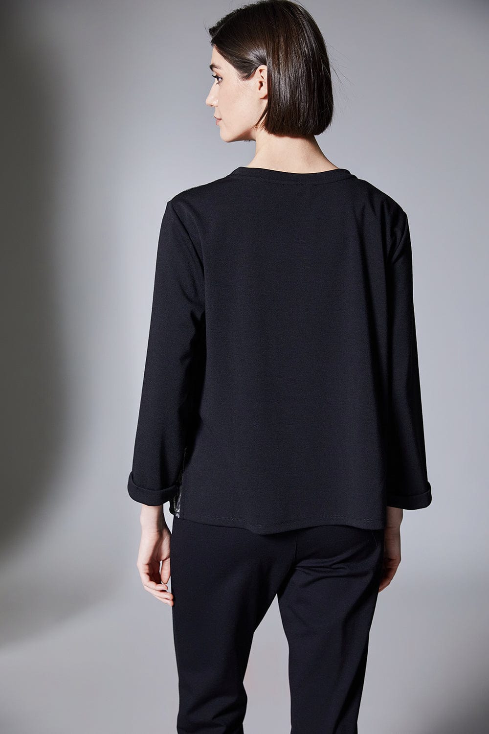 PERUZZI Circle Print Crush Top