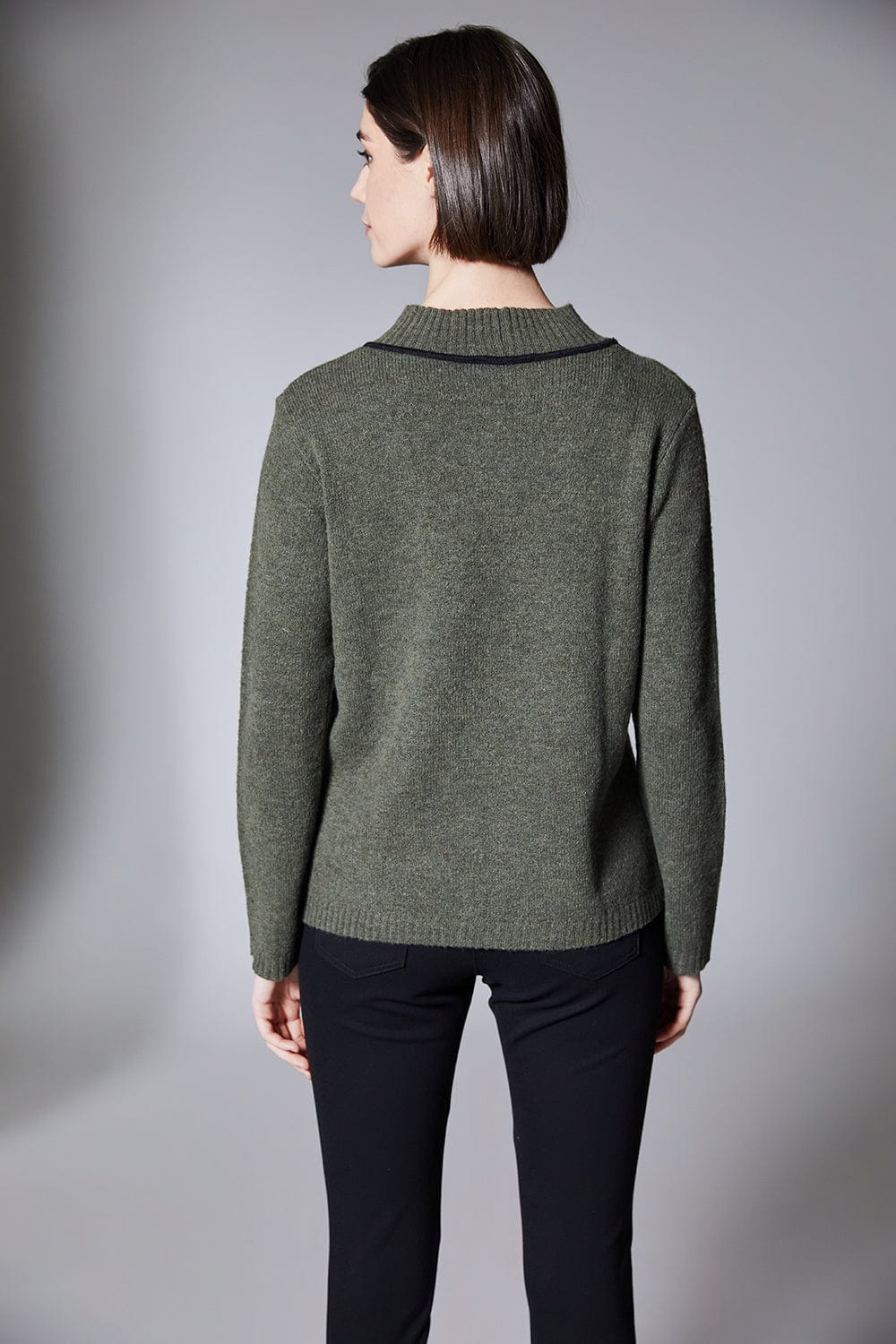 PERUZZI Zip Front Knit