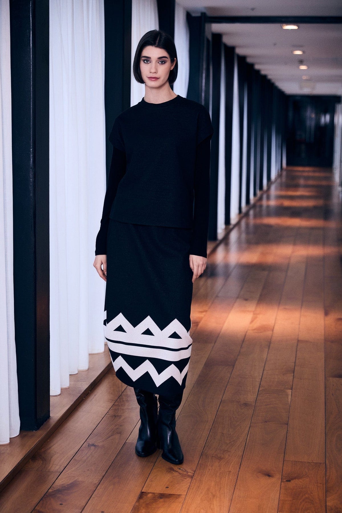 PERUZZI Zig Zag Skirt