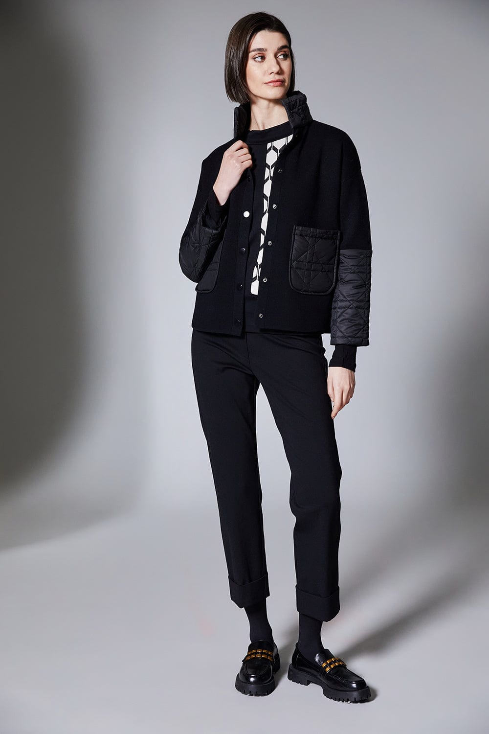PERUZZI Quilted Cuff Jacket