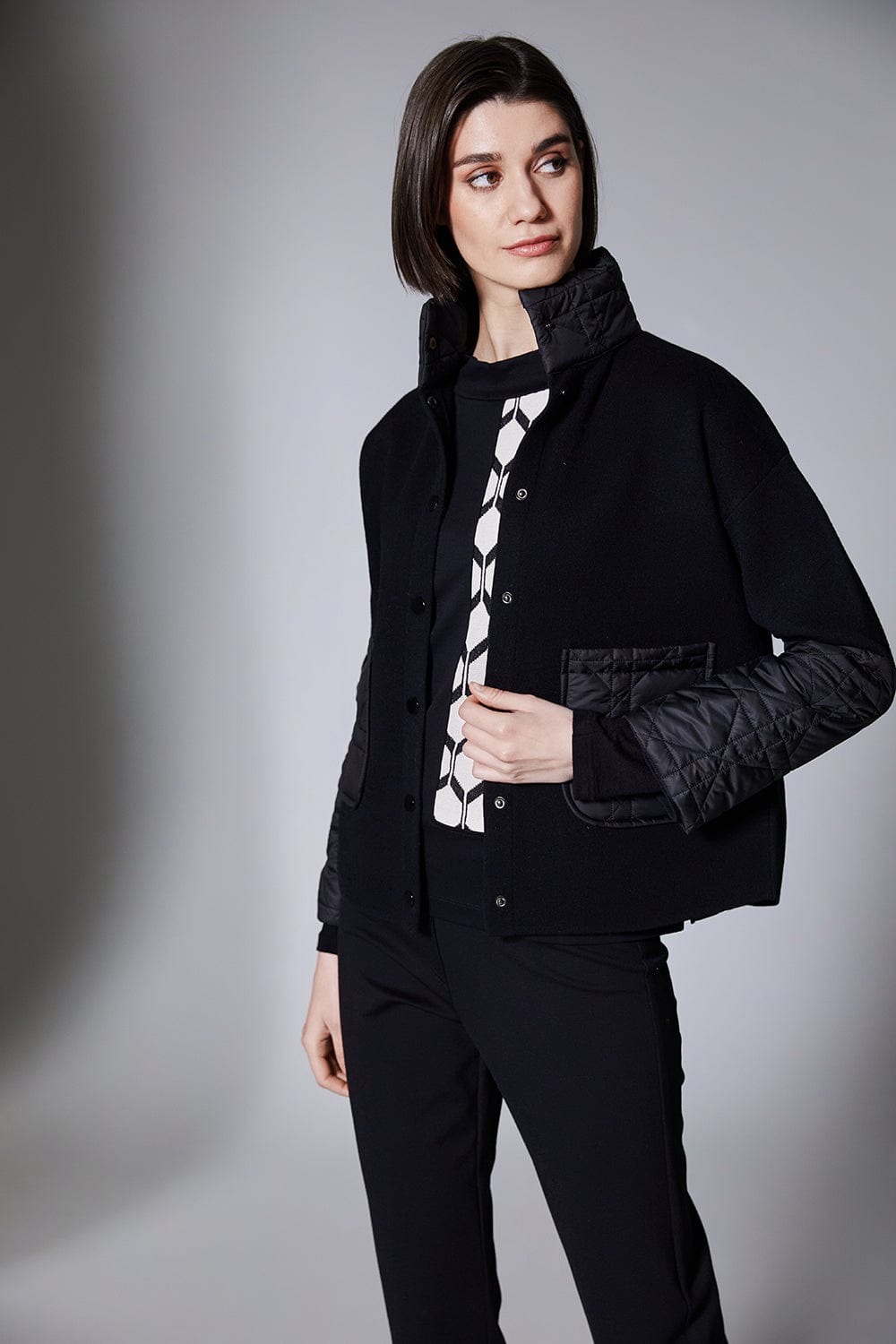 PERUZZI Quilted Cuff Jacket