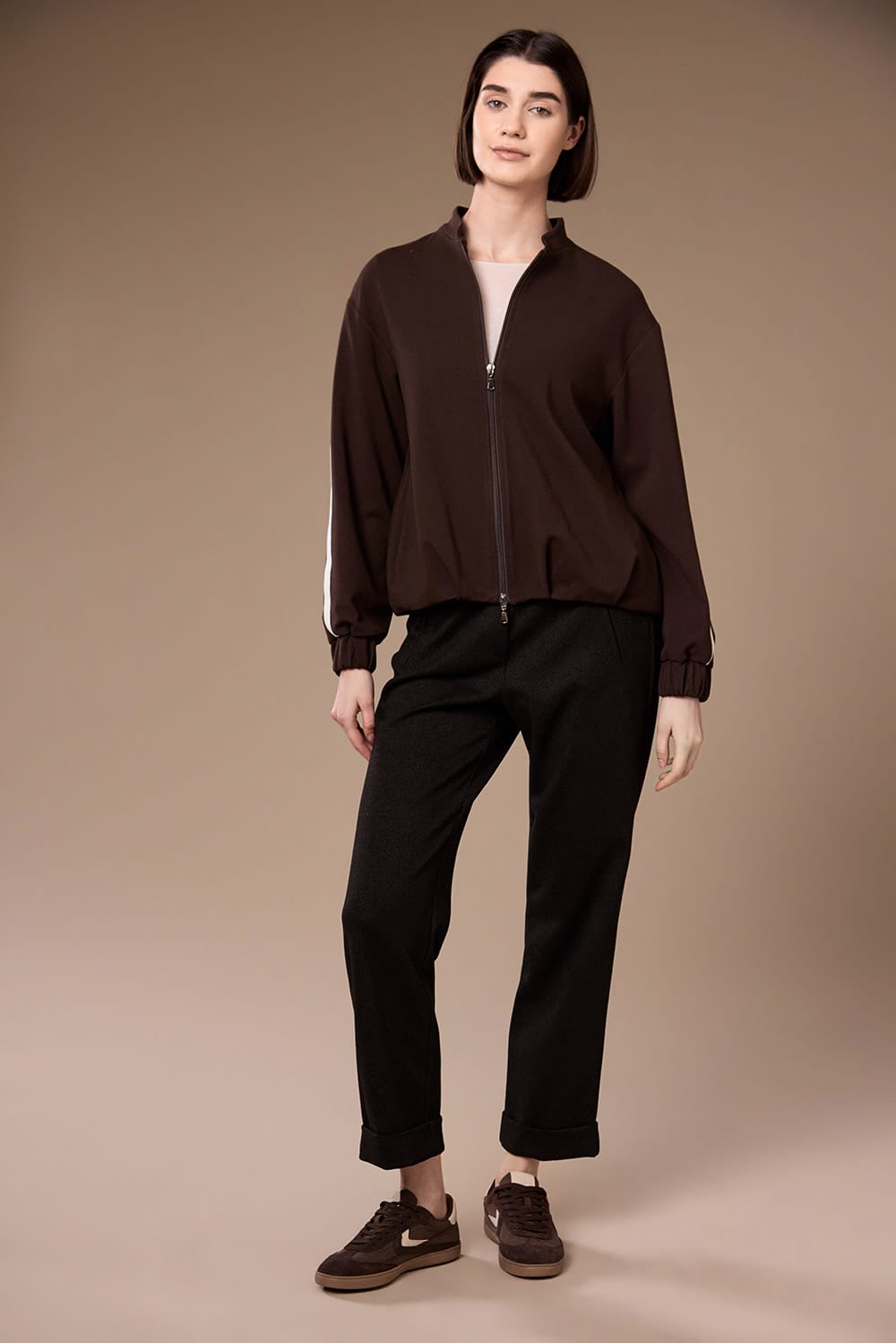 Peruzzi Stripe Blouson Jacket