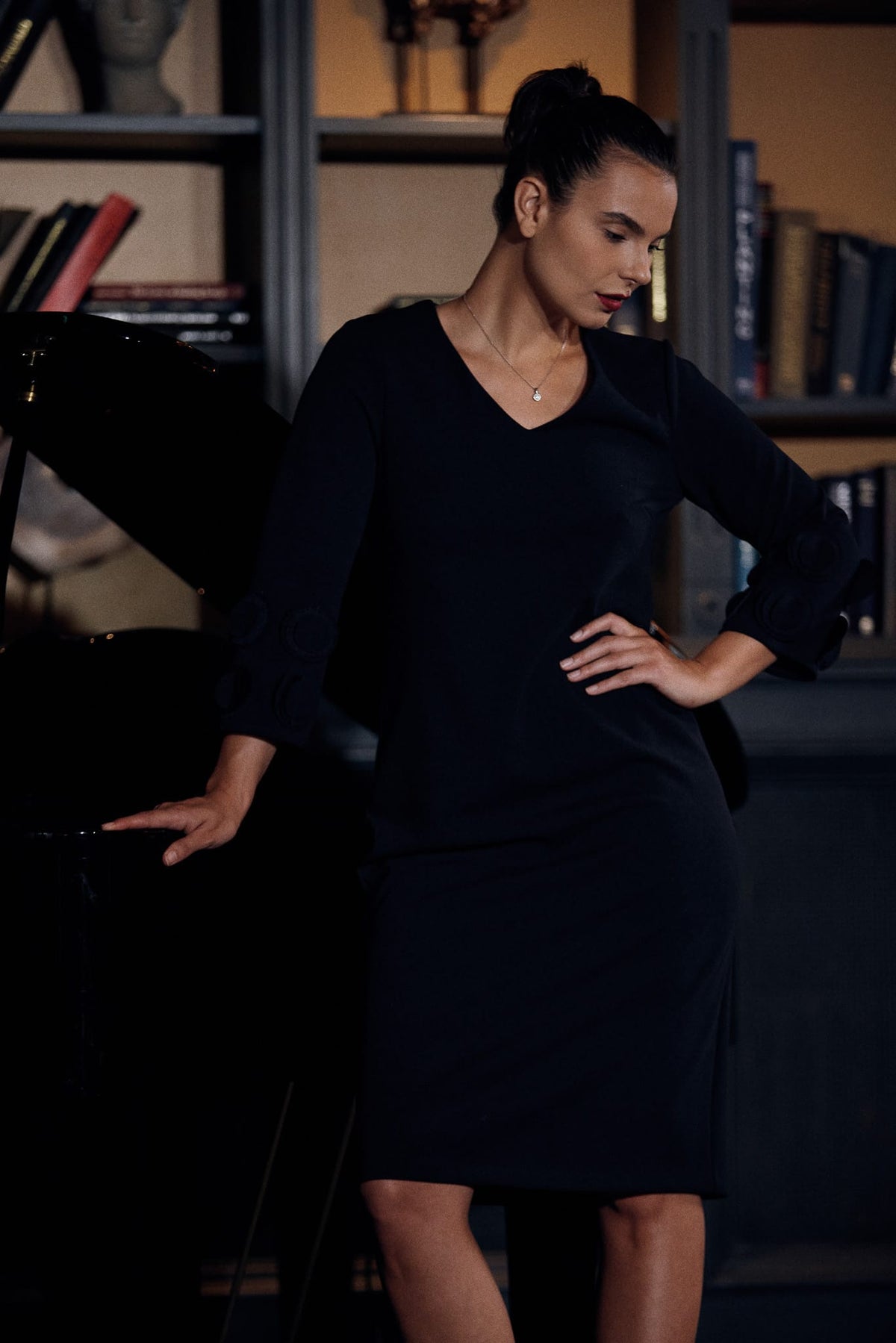 Peruzzi Frill Sleeve Dress