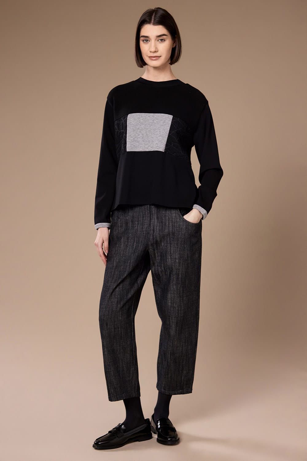 Peruzzi Three Textured Top