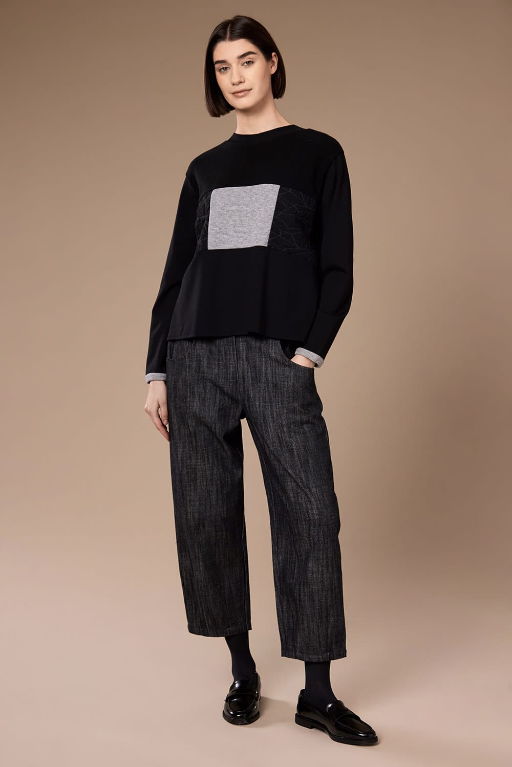 Peruzzi Three Textured Top