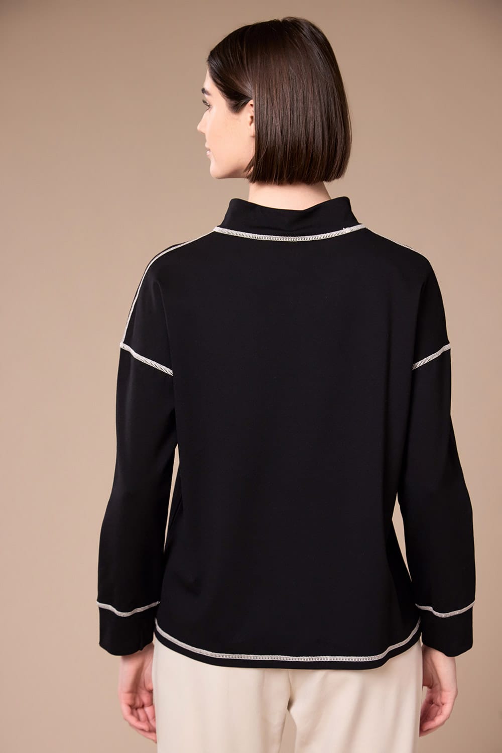 Peruzzi Contrast Stitch Top