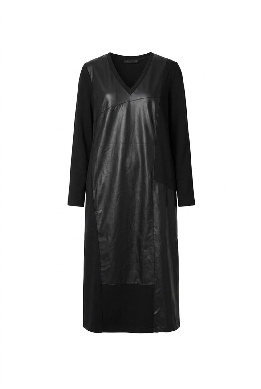 Peruzzi Faux Leather Dress