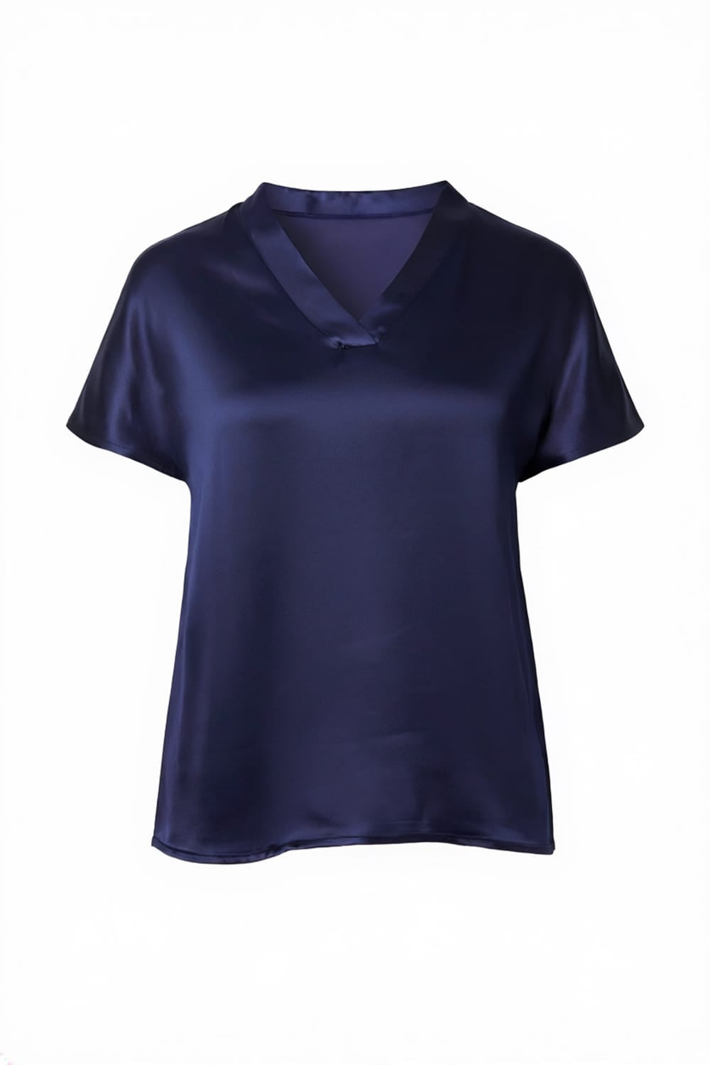 Peruzzi V-Neck Satin Top