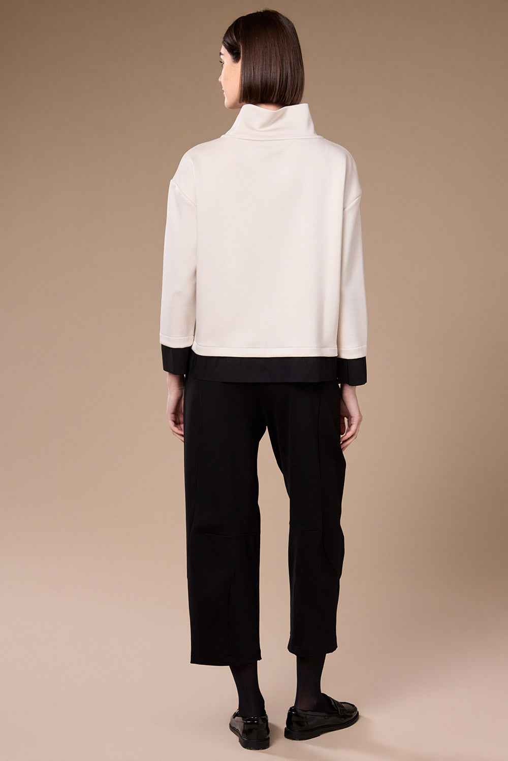 Peruzzi Two Tone Sweater Top
