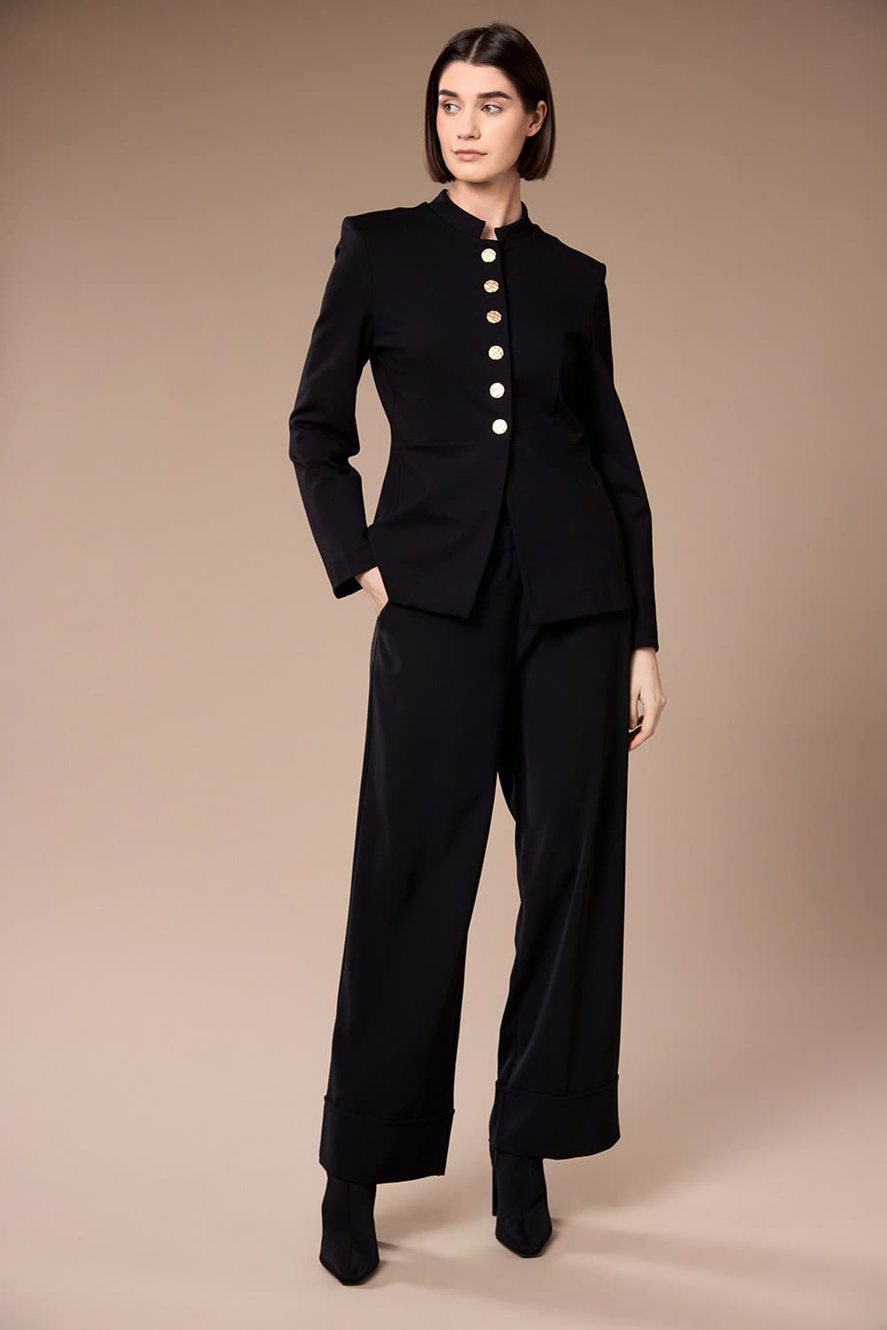 Peruzzi Fluid Turn-Up Trouser