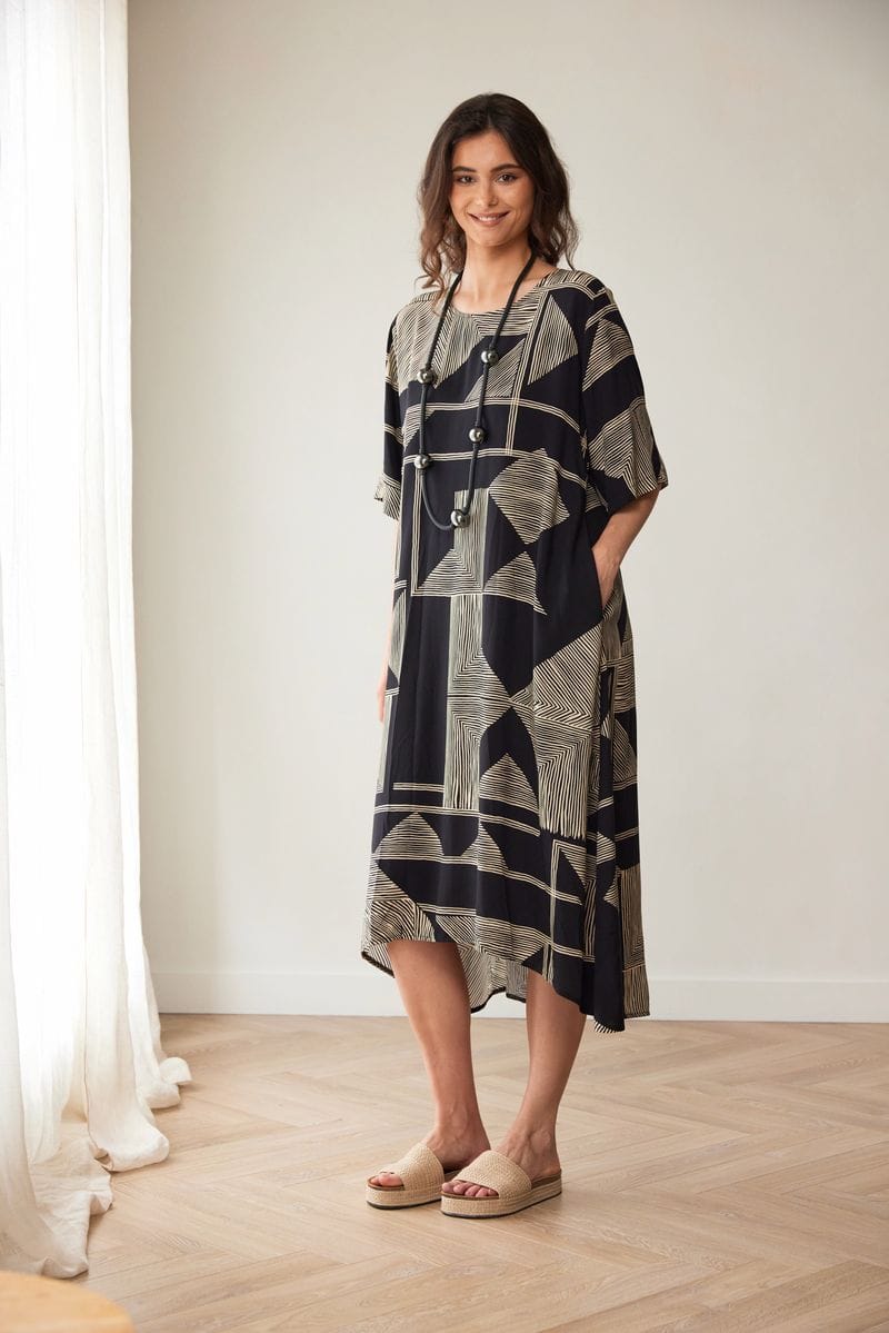 PERUZZI Geometric Dress