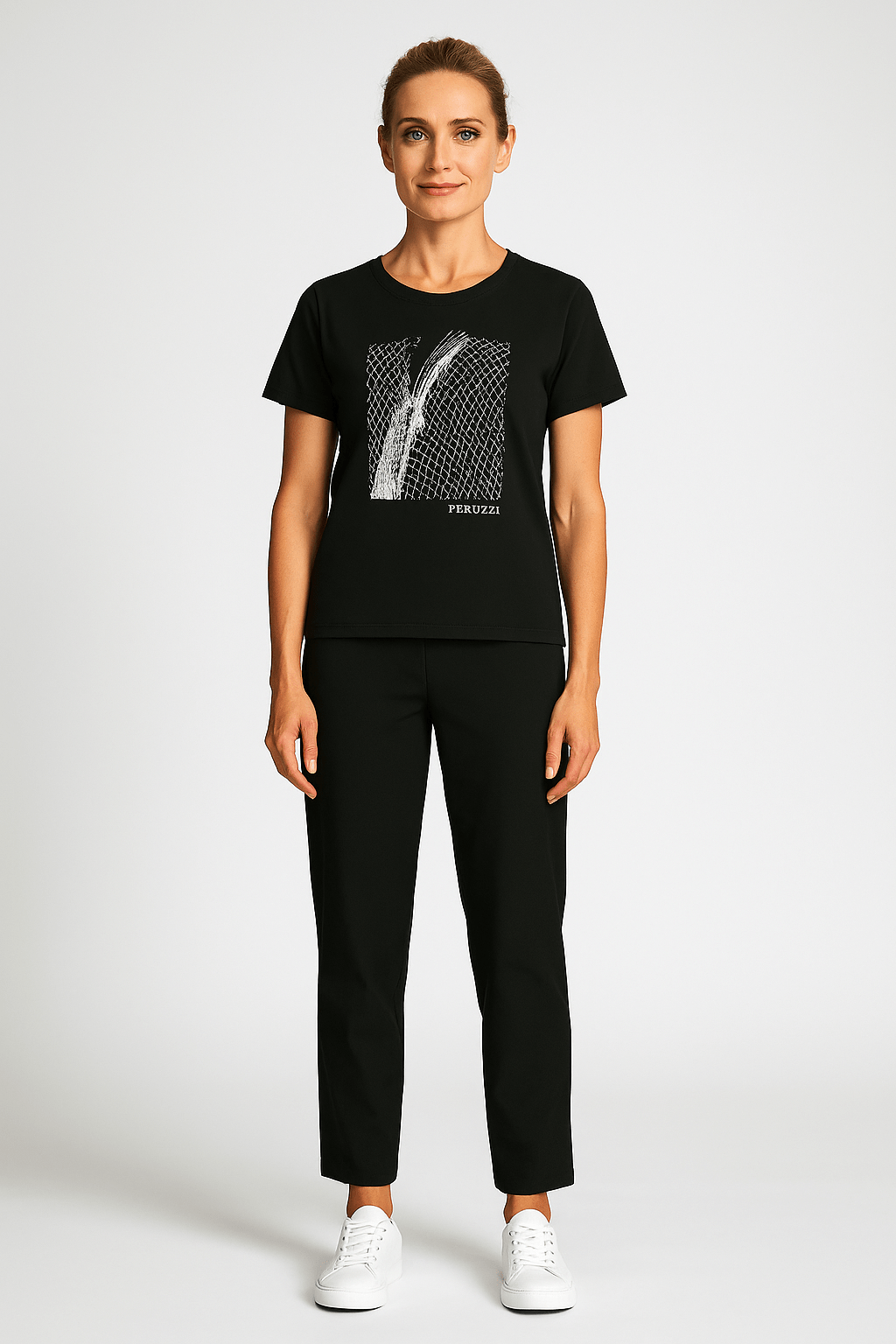 PERUZZI Mesh Print T-Shirt
