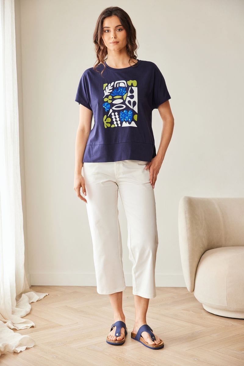 PERUZZI Sequin T-Shirt