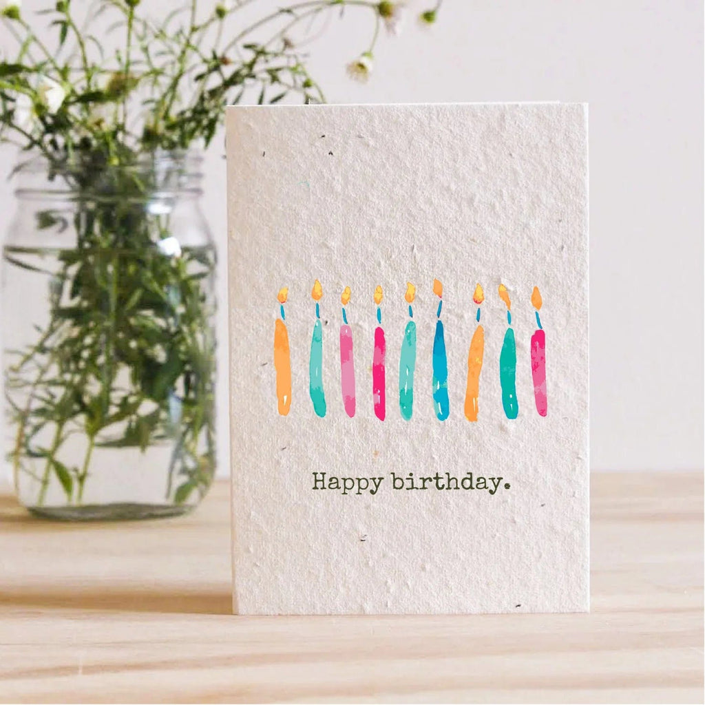 Happy Birthday Plantable Seed Card – Choice Boutique