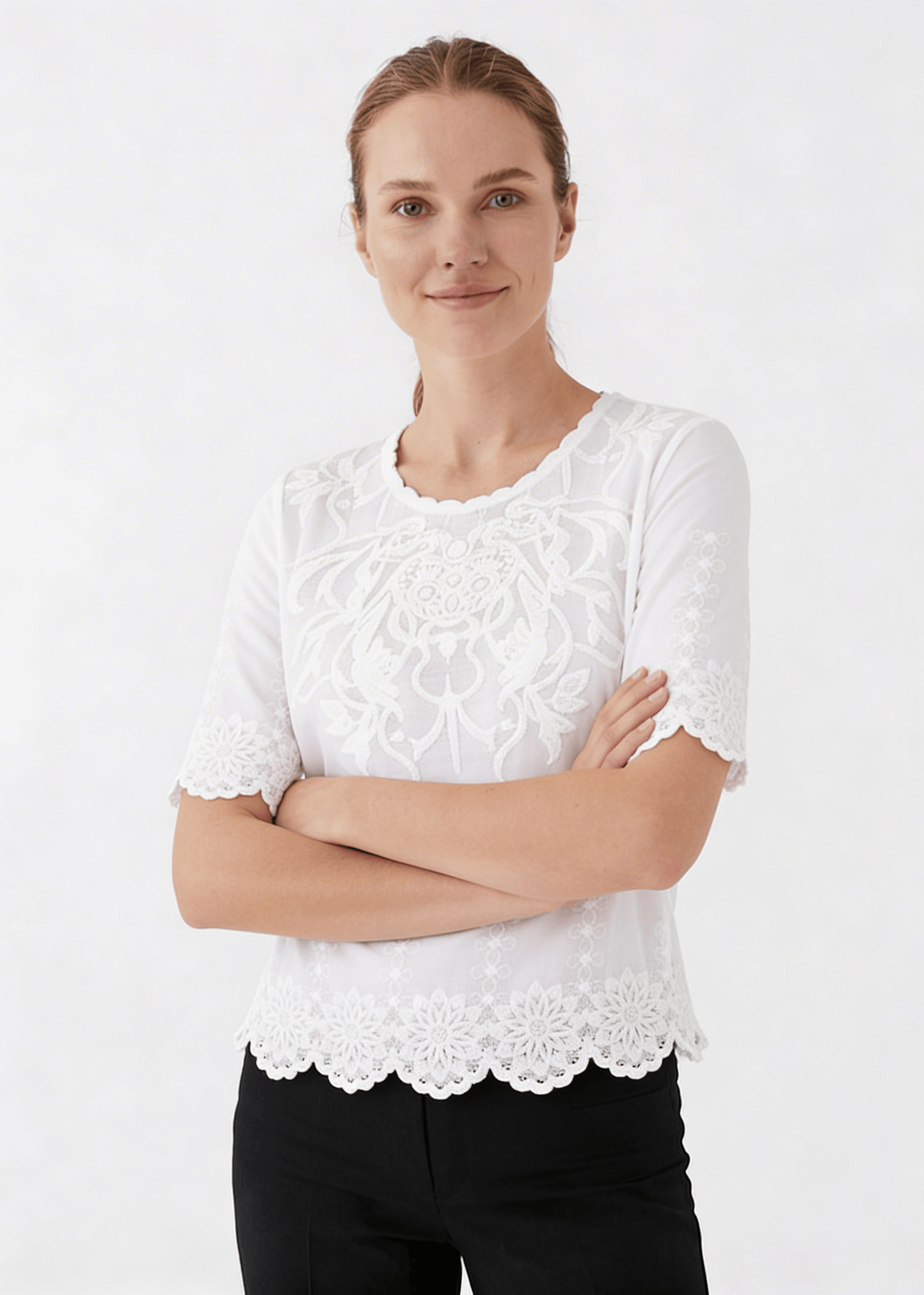 Kartner Scallop Top