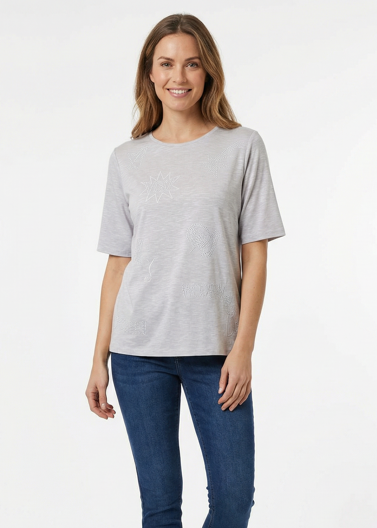 Barabara Lebek Detail T-Shirt