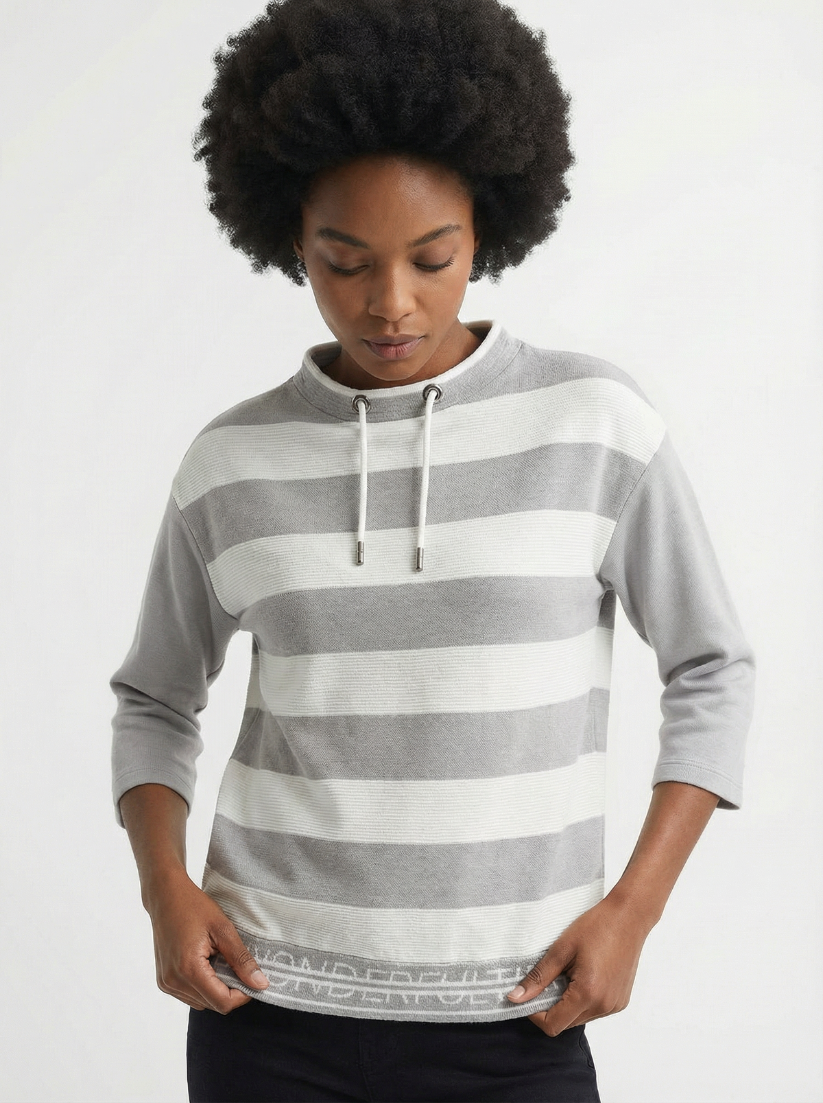 Barbara Lebek Rib Detail Top