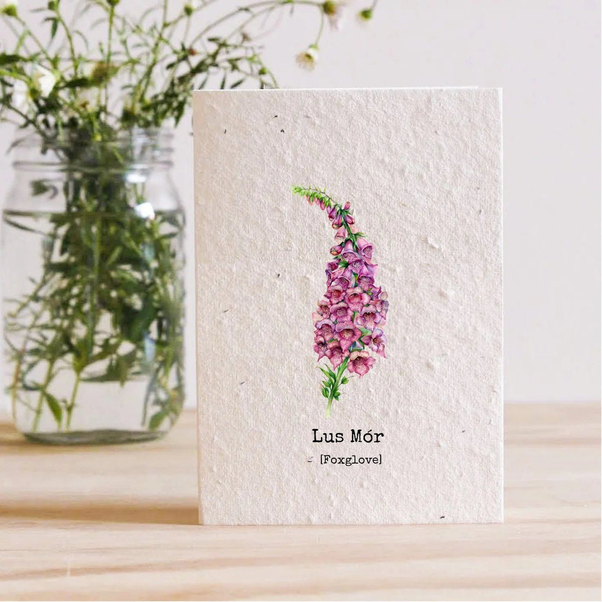 Lus Mór Foxglove Plantable Seed Card