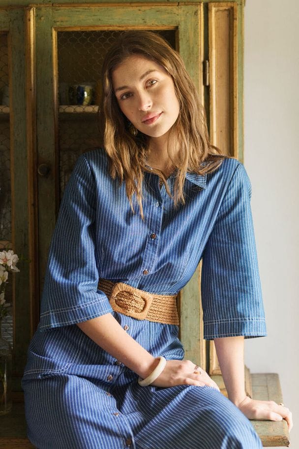 CREAM Denim Shirt Dress