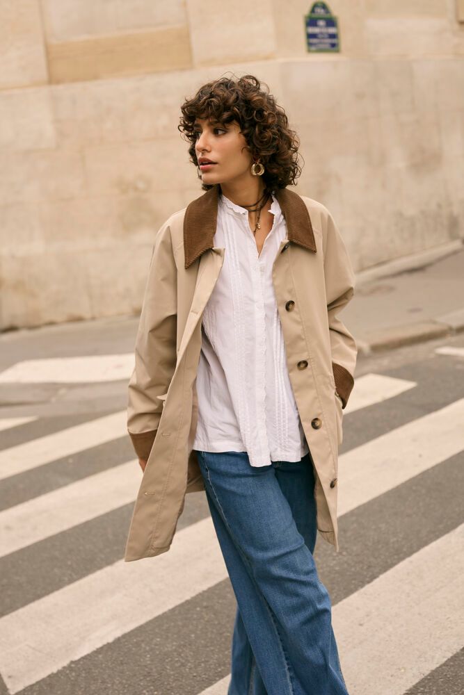 CREAM Stud Pocket Jean