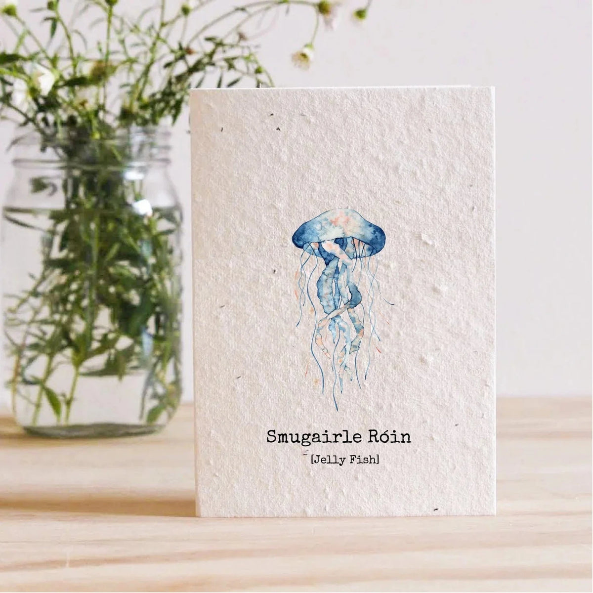 Jelly Fish Plantable Seed Card