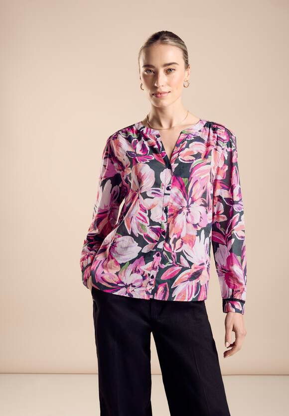 STREET ONE Orchid Print Blouse