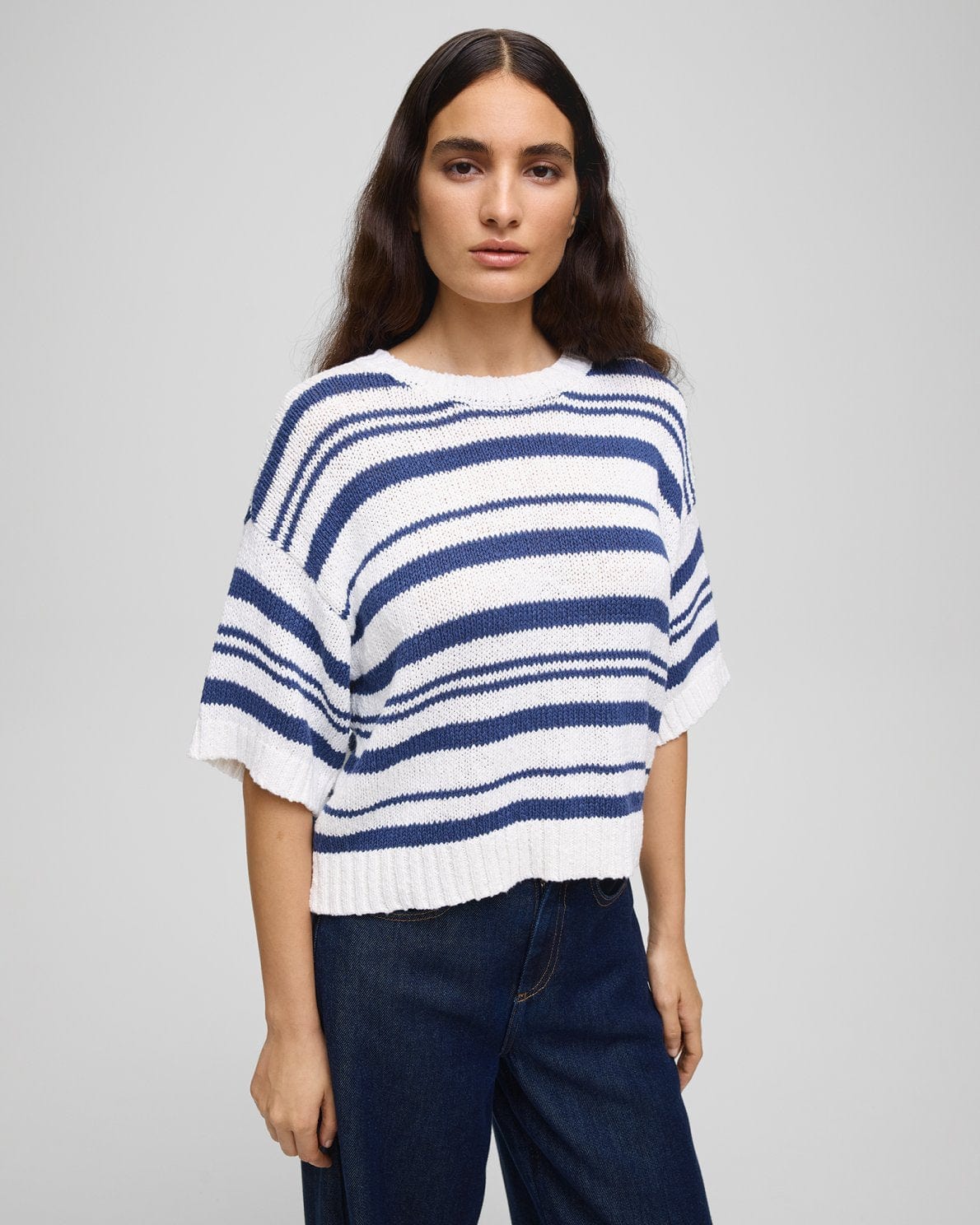 MSCH Stripe Knit Top