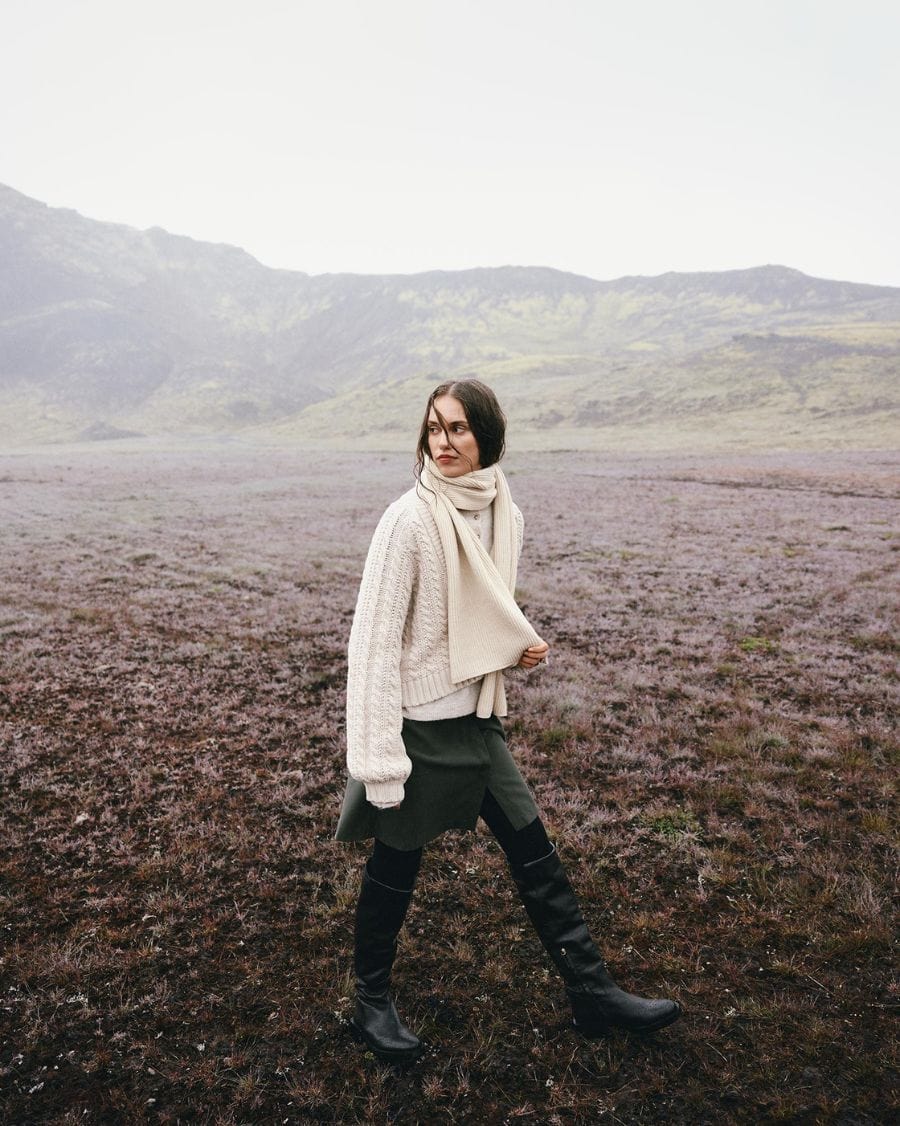 MSCH Aran Knit Cardigan