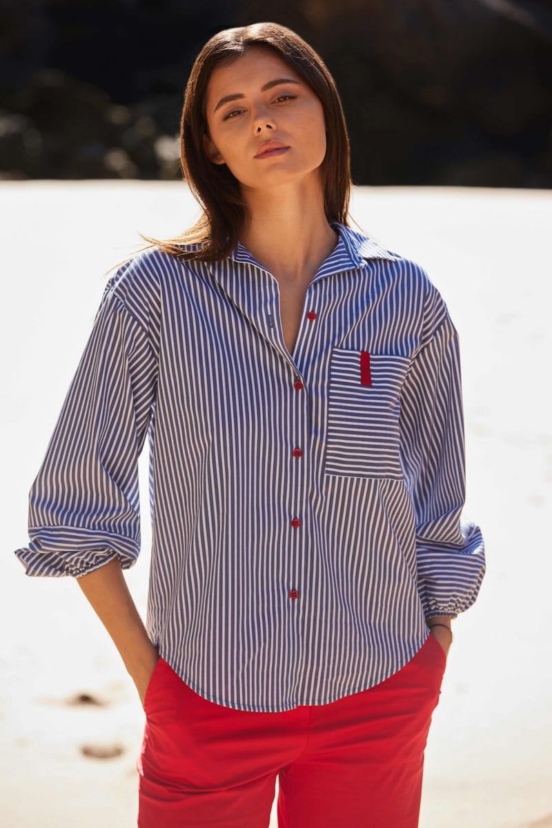 PERUZZI Contrast Blouse