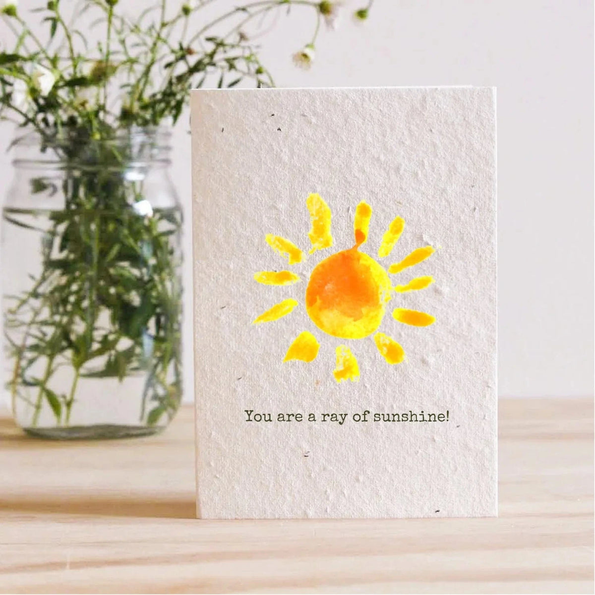 Ray Of Sunshine Plantable Seed Card