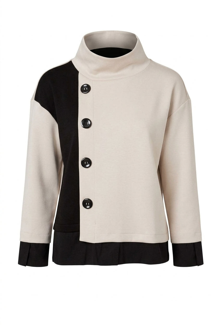 Peruzzi Two Tone Sweater Top