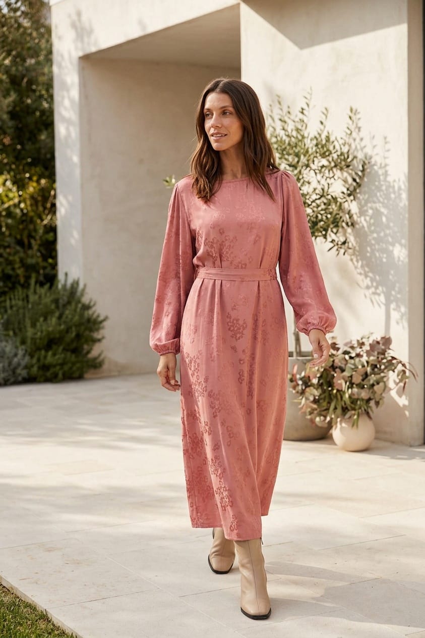 Mus & Bombon Satin Finish Dress