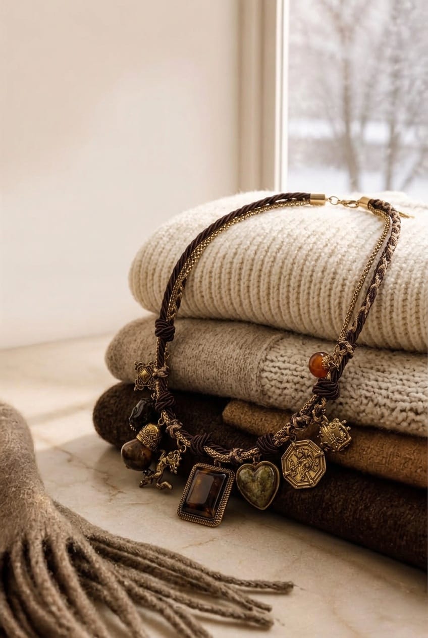 Maribel Charms Necklace