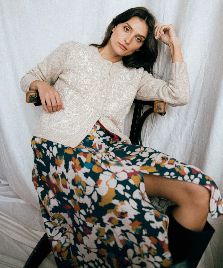 Julie Guerlande Threaded Cardigan