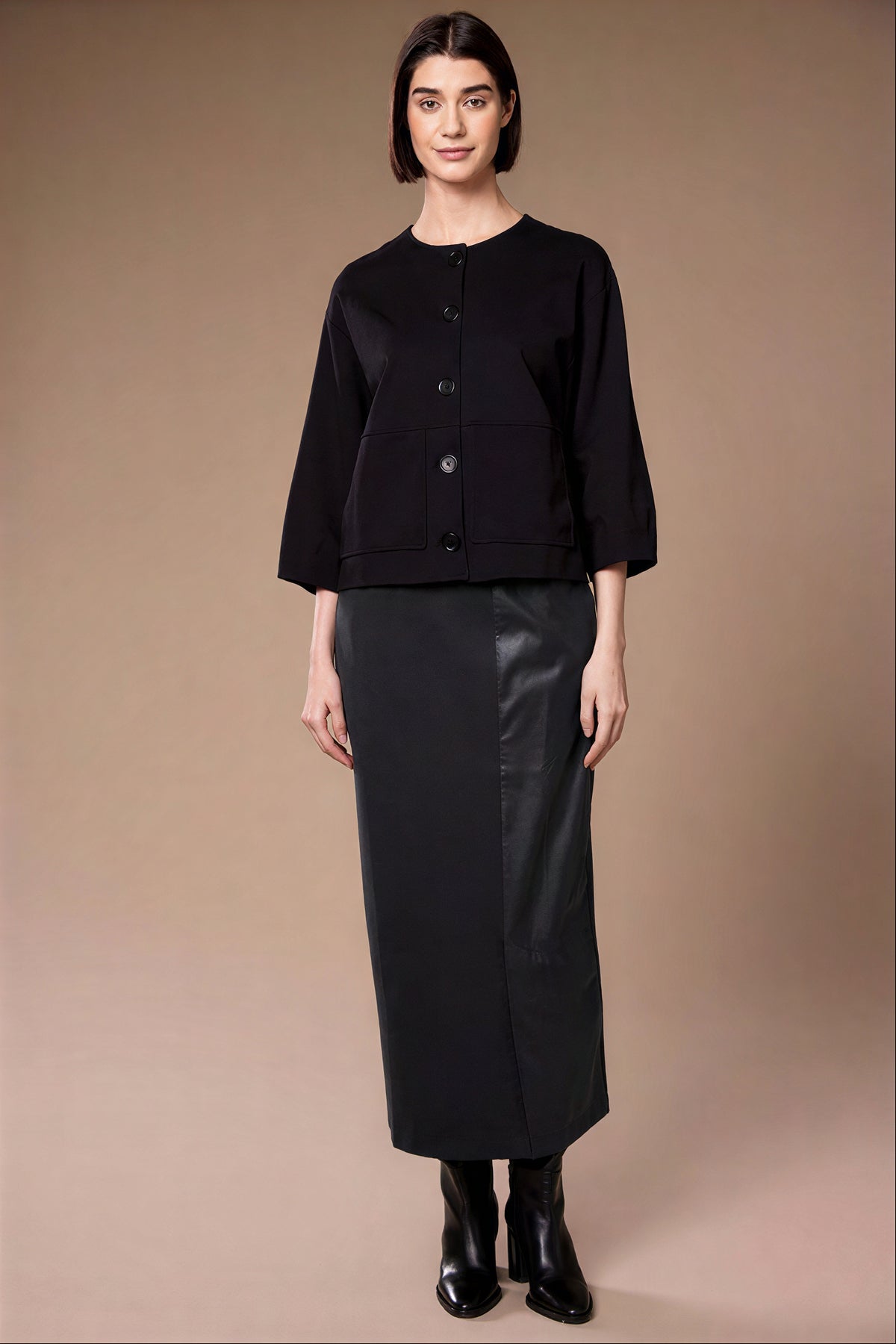 Peruzzi Pleather Skirt